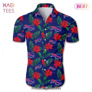 NEW FASHION 2023 Buffalo Bills Hawaiian Shirt Tropical Flower summer