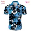 NEW FASHION 2023 Carolina Panthers Hawaiian shirt Tropical Flower Short Sleeve