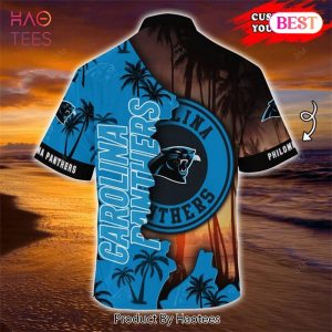NEW FASHION 2023 Carolina Panthers Hawaiian Shirt tropical island personalized