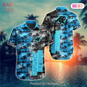 NEW FASHION 2023 Carolina Panthers Hawaiian Shirts flower gift for summer