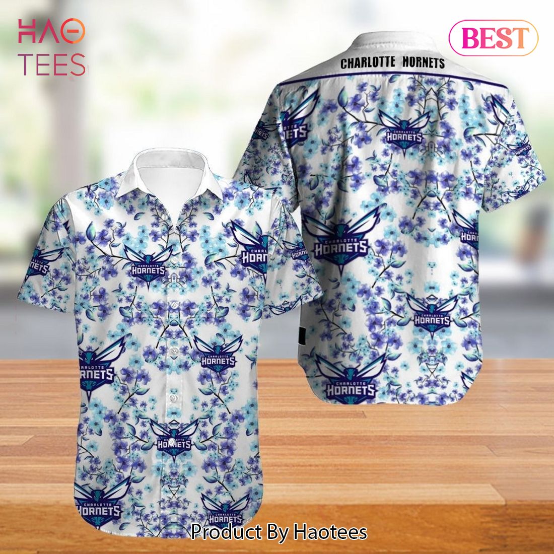 NEW FASHION 2023 Charlotte Hornets Hawaiian Shirt Flower summer new design NEW FASHION 2023 Charlotte Hornets Hawaiian Shirt Flower summer new design