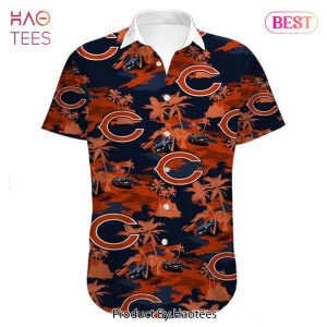 NEW FASHION 2023 Chicago Bears Hawaiian Shirt flower summer gift for fans