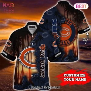 NEW FASHION 2023 Chicago Bears Hawaiian Shirt tropical island personalized