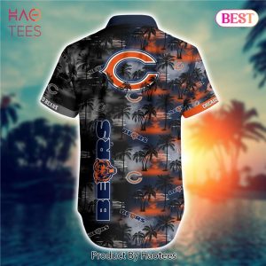 NEW FASHION 2023 Chicago Bears Hawaiian Shirts flower gift for summer