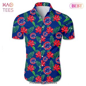 NEW FASHION 2023 Chicago Cubs Hawaiian shirt Tropical flower gift for fans