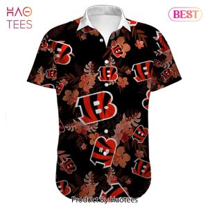 NEW FASHION 2023 Cincinnati Bengals Hawaiian Shirt flower summer gift for fans
