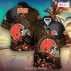 NEW FASHION 2023 Cleveland Browns Hawaiian Shirt tropical island personalized