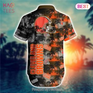 NEW FASHION 2023 Cleveland Browns Hawaiian Shirts flower gift for summer