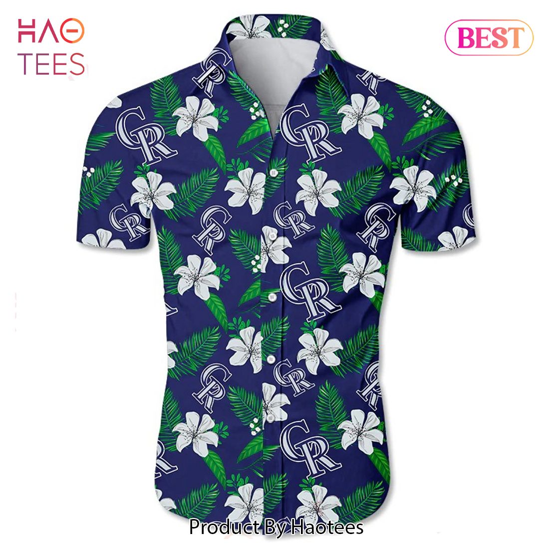 NEW FASHION 2023 Colorado Rockies Hawaiian Shirt Tropical flower gift for fans NEW FASHION 2023 Colorado Rockies Hawaiian Shirt Tropical flower gift for fans