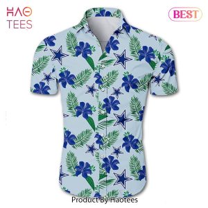 NEW FASHION 2023 Dallas Cowboys Hawaiian Shirt Tropical Flower summer