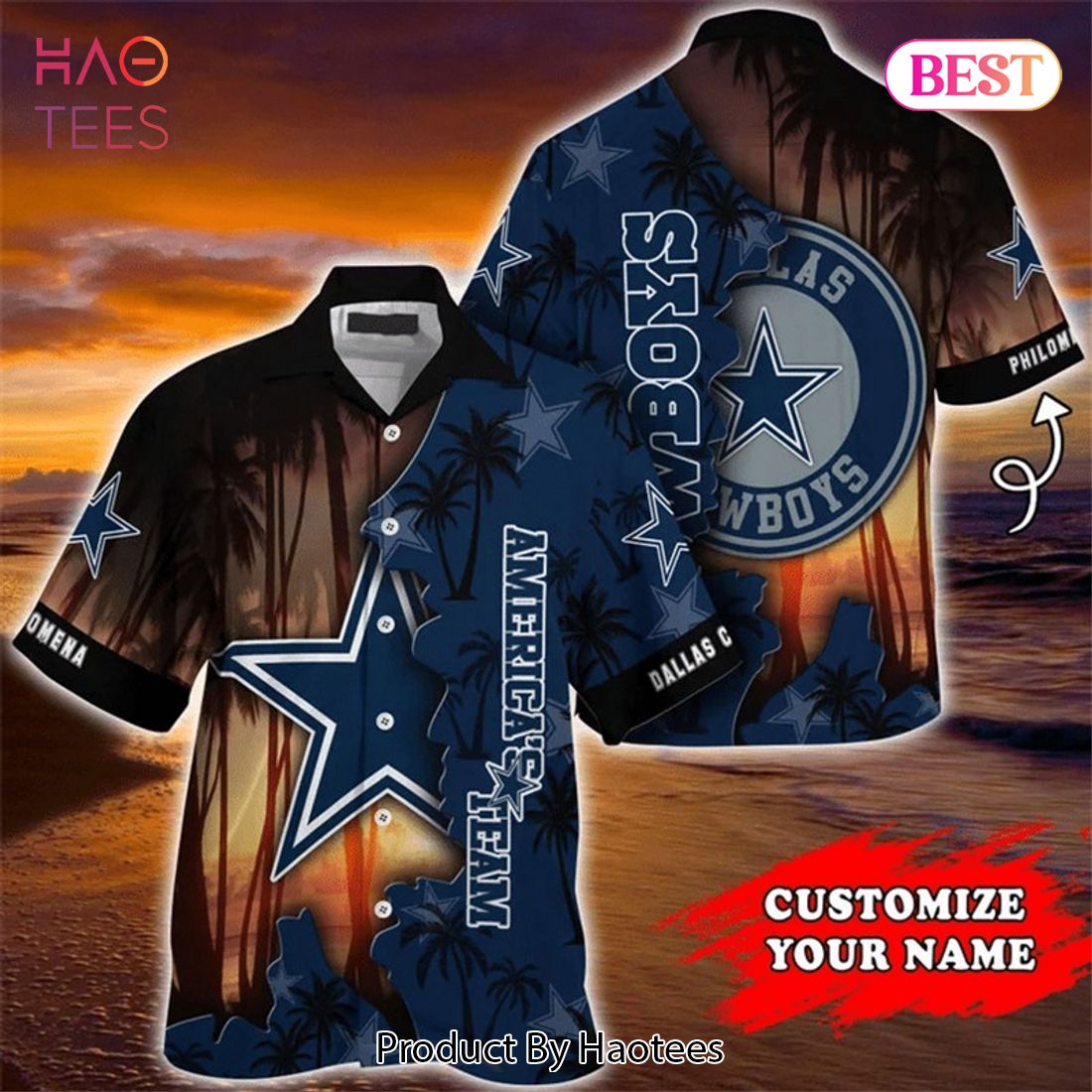 NEW FASHION 2023 Dallas Cowboys Hawaiian Shirt tropical island personalized NEW FASHION 2023 Dallas Cowboys Hawaiian Shirt tropical island personalized