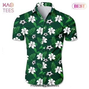 NEW FASHION 2023 Dallas Stars Hawaiian Shirt Tropical Flower summer