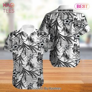 NEW FASHION 2023 Dallas Stars Hawaiian Shirt Tropical Flowers summer for fans
