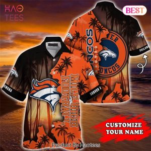 NEW FASHION 2023 Denver Broncos Hawaiian Shirt tropical island personalized