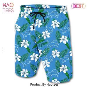 NEW FASHION 2023 Detroit Lions Hawaiian Shorts gift for summer