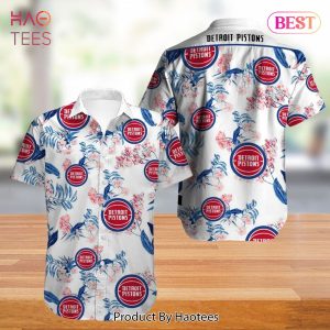NEW FASHION 2023 Detroit Pistons Hawaiian Shirt Flower summer new design