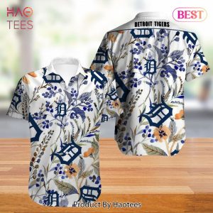 NEW FASHION 2023 Detroit Tigers Hawaiian Shirt flower summer gift for fans