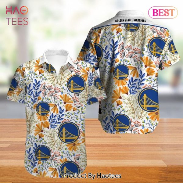 NEW FASHION 2023 Golden State Warriors Hawaiian Shirt Flower summer new design