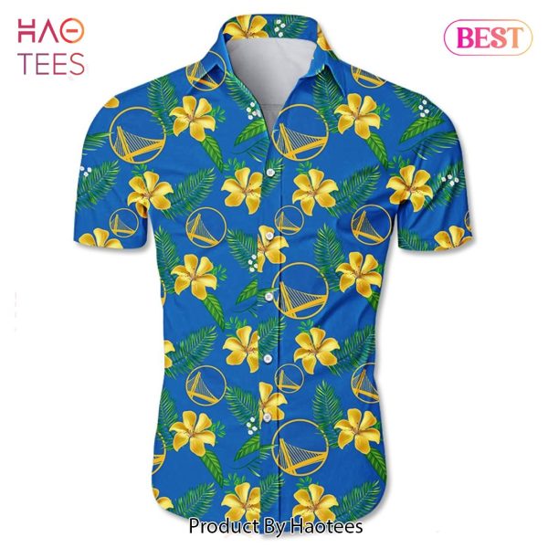 NEW FASHION 2023 Golden State Warriors Hawaiian shirt Tropical Flower summer