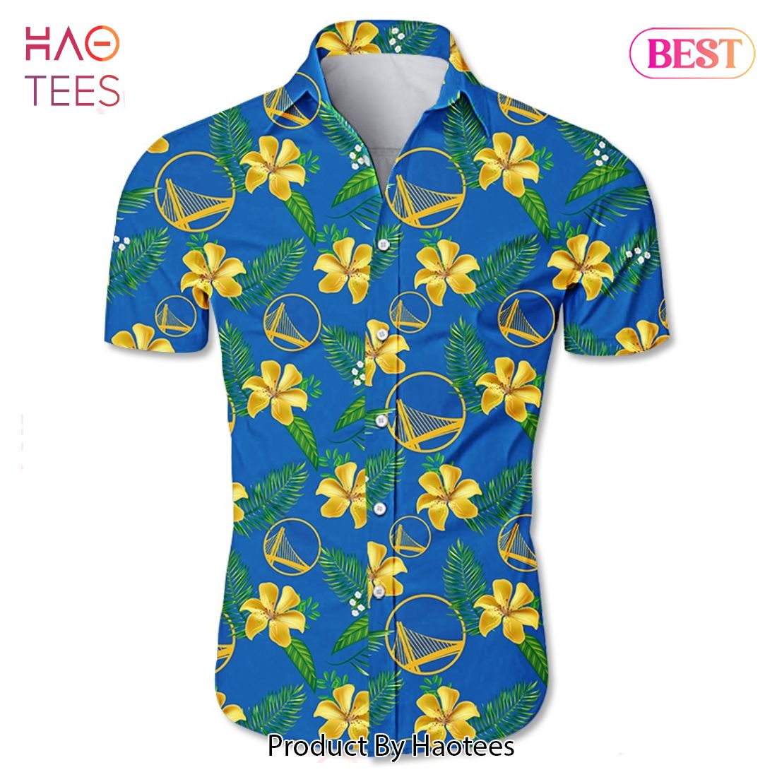 NEW FASHION 2023 Golden State Warriors Hawaiian shirt Tropical Flower summer NEW FASHION 2023 Golden State Warriors Hawaiian shirt Tropical Flower summer
