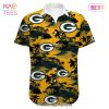 NEW FASHION 2023 Green Bay Packers Hawaiian Shirt Tropical Flower summer NEW FASHION 2023 Green Bay Packers Hawaiian Shirt Tropical Flower summer