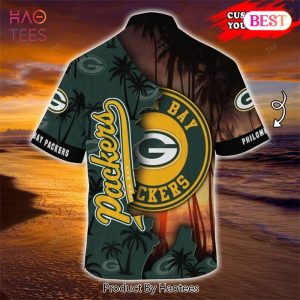 NEW FASHION 2023 Green Bay Packers Hawaiian Shirt tropical island personalized