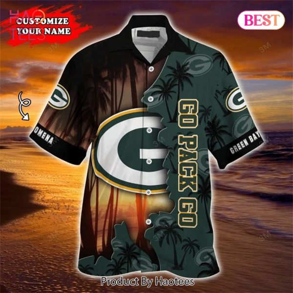 NEW FASHION 2023 Green Bay Packers Hawaiian Shirt tropical island personalized