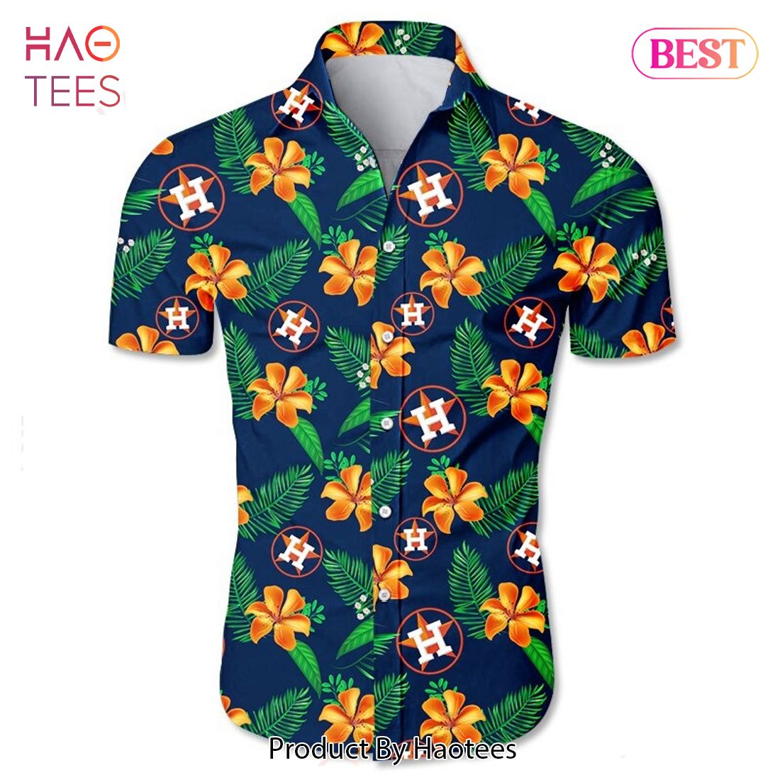 Houston Astros Major League Baseball Tropical Floral 2023 Hawaiian Shirt