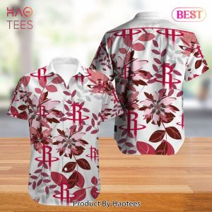 NEW FASHION 2023 Houston Rockets Hawaiian Shirt Flower summer new design