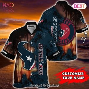 NEW FASHION 2023 Houston Texans Hawaiian Shirt tropical island personalized