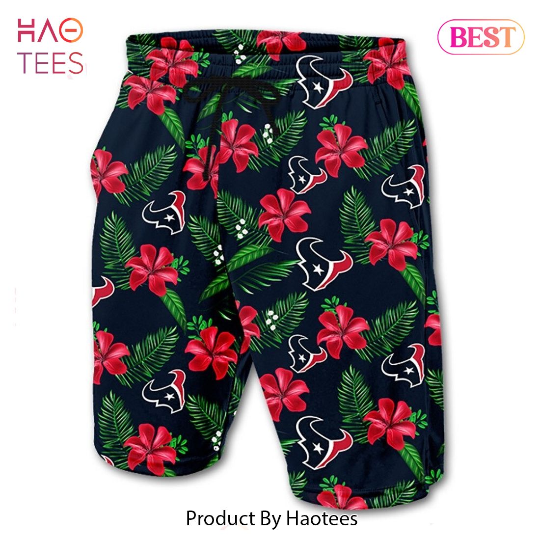 NEW FASHION 2023 Houston Texans Hawaiian Shorts gift for summer NEW FASHION 2023 Houston Texans Hawaiian Shorts gift for summer