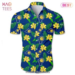 NEW FASHION 2023 Indiana Pacers Hawaiian shirt Tropical Flower summer