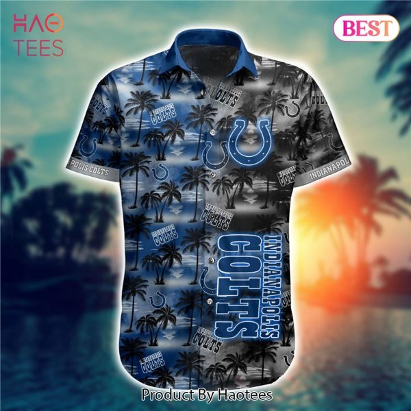 NEW FASHION 2023 Indianapolis Colts Hawaiian Shirts flower gift for summer