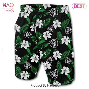 NEW FASHION 2023 Las Vegas Raiders Hawaiian Shorts gift for summer