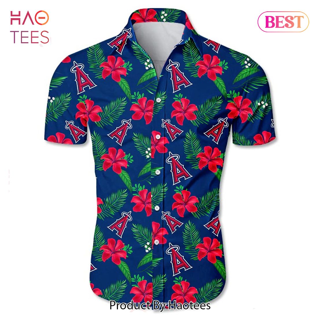 NEW FASHION 2023 Los Angeles Angels Hawaiian Shirt Tropical flower gift for fans NEW FASHION 2023 Los Angeles Angels Hawaiian Shirt Tropical flower gift for fans