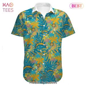 NEW FASHION 2023 Los Angeles Chargers Hawaiian Shirt flower summer gift for fans