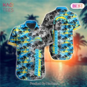 NEW FASHION 2023 Los Angeles Chargers Hawaiian Shirts flower gift for summer