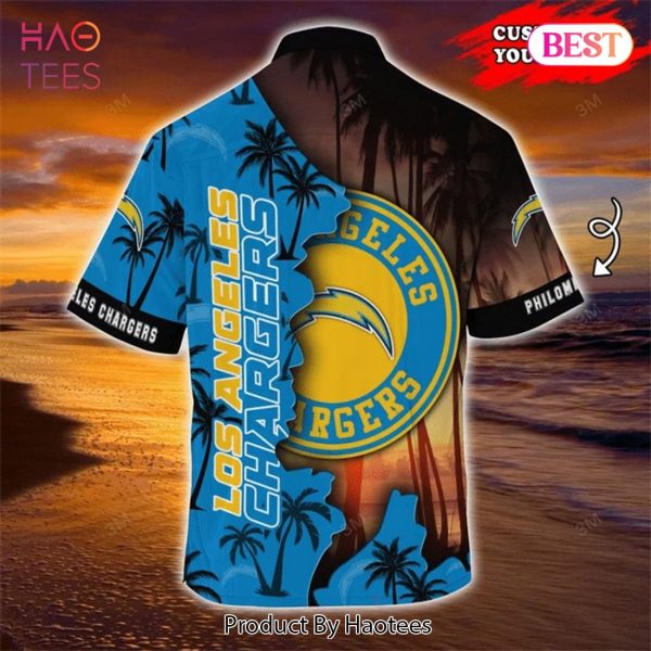NEW FASHION 2023 Los Angeles Chargers Hawaiian Shirts tropical island personalized