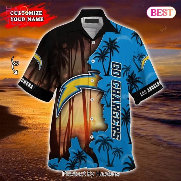 NEW FASHION 2023 Los Angeles Chargers Hawaiian Shirts tropical island personalized