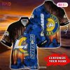 NEW FASHION 2023 Los Angeles Rams Hawaiian Shirts tropical island personalized