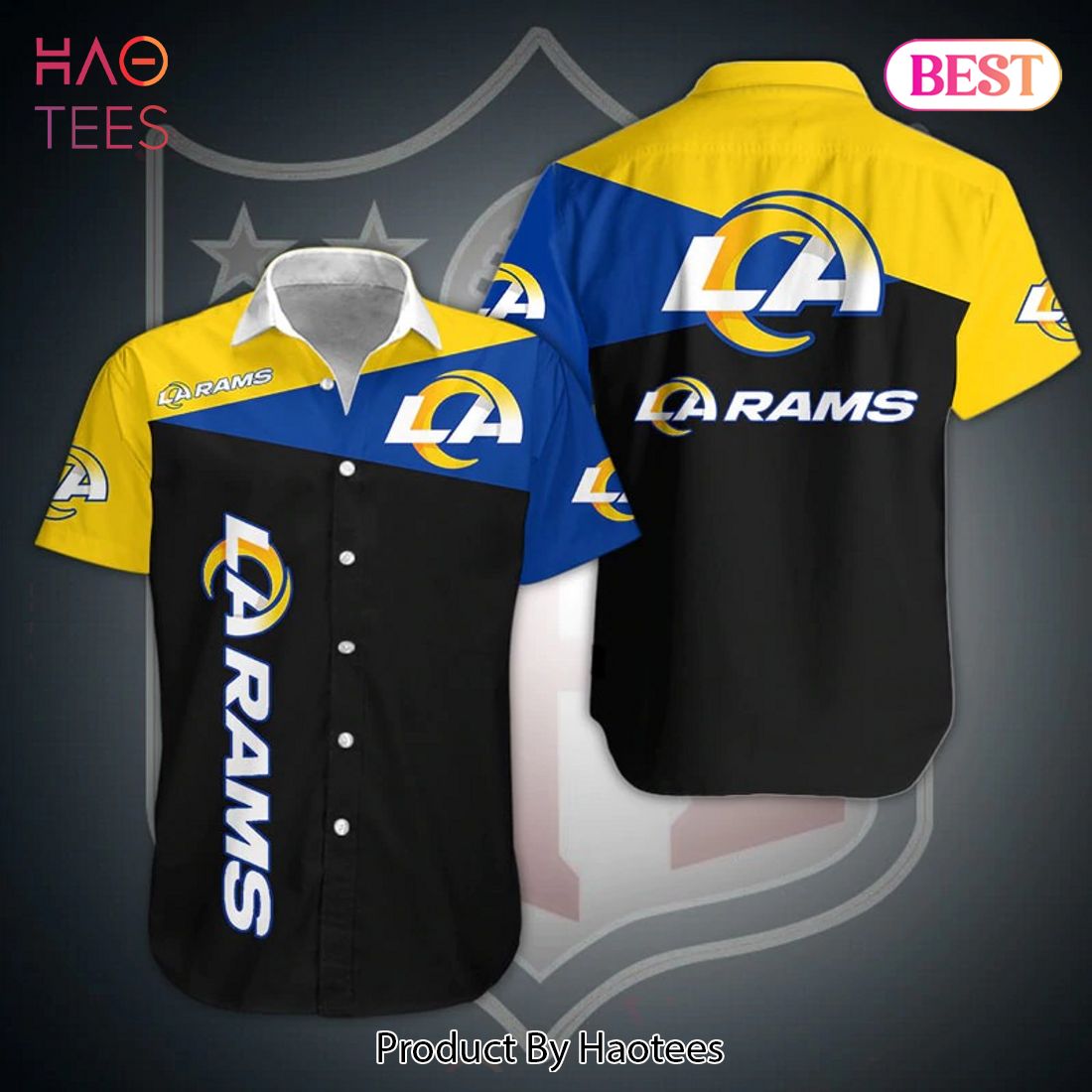 NEW FASHION 2023 Los Angeles Rams T-shirt 3D new style Short