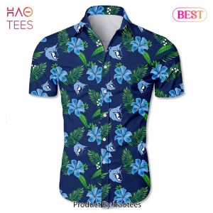 NEW FASHION 2023 Memphis Grizzlies Hawaiian shirt Tropical Flower summer