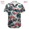 NEW FASHION 2023 Miami Dolphins Hawaiian Shirt flower summer gift for fans