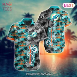 NEW FASHION 2023 Miami Dolphins Hawaiian Shirts flower gift for summer