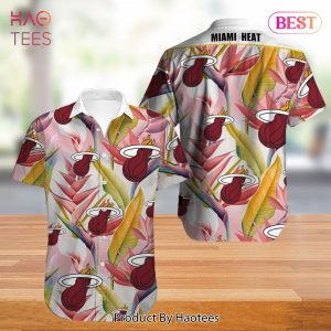 NEW FASHION 2023 Miami Heat Hawaiian Shirt Hawaiian Shirt Flower summer new design
