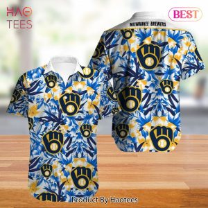 NEW FASHION 2023 Milwaukee Brewers Hawaiian Shirt flower summer gift for fans
