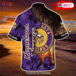 NEW FASHION 2023 Minnesota Vikings Hawaiian Shirt tropical island personalized