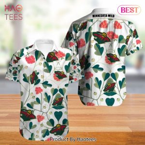 NEW FASHION 2023 Minnesota Wild Hawaiian Shirt Tropical Flowers summer for fans