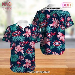 NEW FASHION 2023 Montreal Canadiens Hawaiian Shirt Tropical Flowers summer for fans
