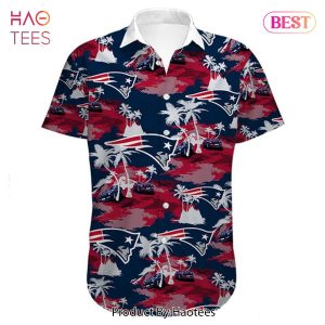 NEW FASHION 2023 New England Patriots Hawaiian Shirt flower summer gift for fans